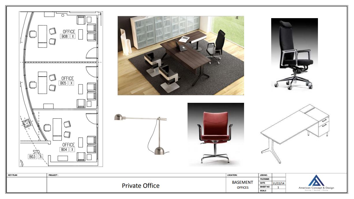 American Concept & Design, LLC Interior Layout